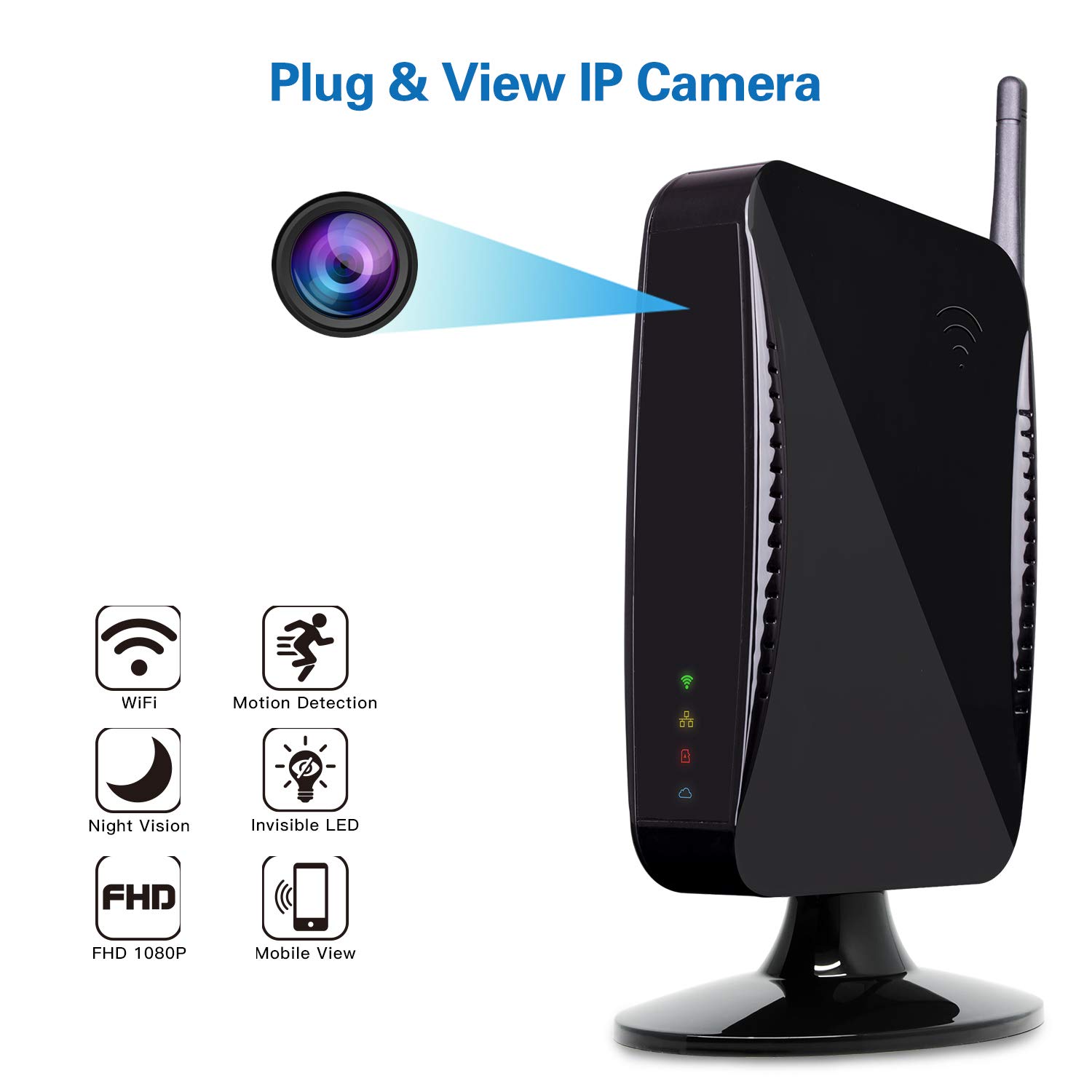 Wlan Router Spion Hd Wlan Kamera - Überwachen Sie Live mit dem Handy Pc